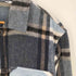 ザラ ZARA フランネルチェックシャツジャケット メンズ import:S