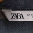 ザラ ZARA フランネルチェックシャツジャケット メンズ import:S