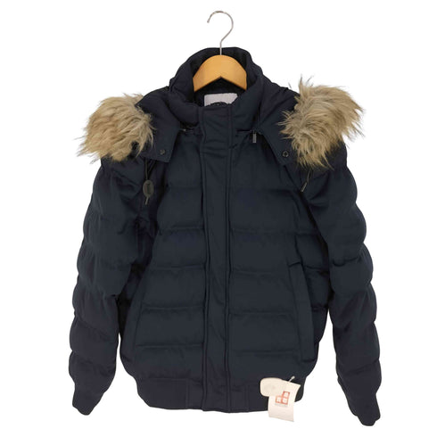 ザラ ZARA フェイクファー 中綿ジャケット メンズ import:M