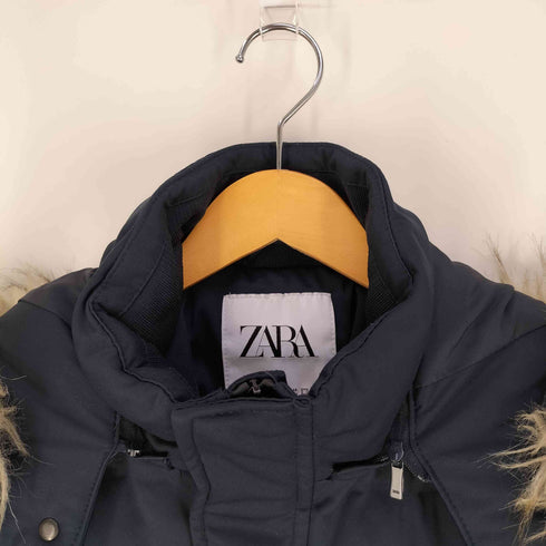 ザラ ZARA フェイクファー 中綿ジャケット メンズ import:M