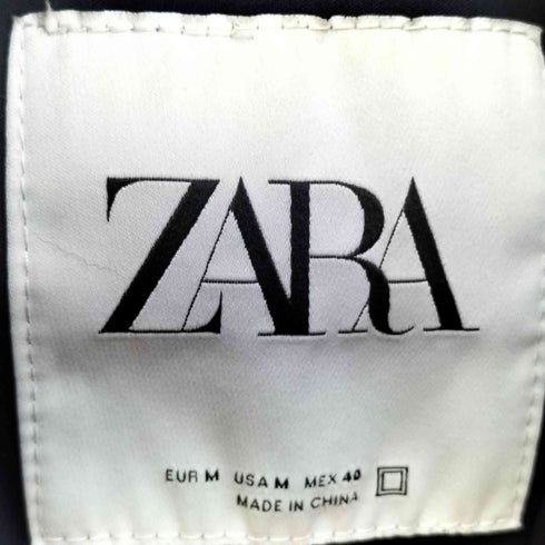 ザラ ZARA フェイクファー 中綿ジャケット メンズ import:M