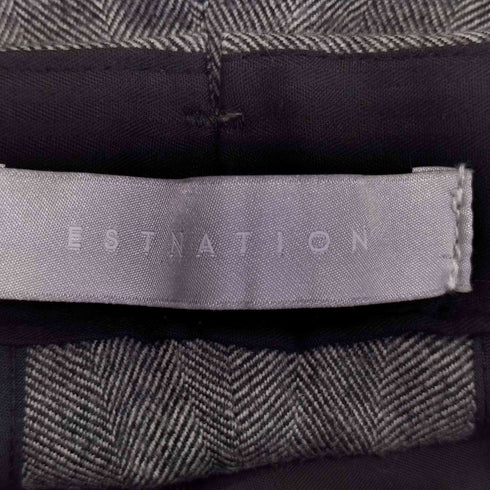 エストネーション ESTNATION ウール混 テーパードパンツ メンズ 50