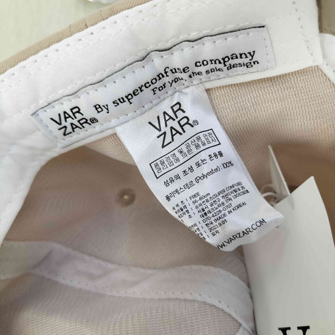 バザール VARZAR Gold stud over fit ball cap ゴールドスタッドオーバーフィットボールキャップ レディース FREE