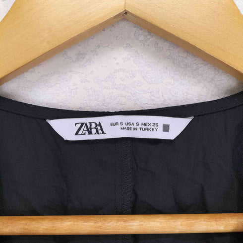 ザラ ZARA ポプリン地ミディ丈ワンピース レディース JPN:S