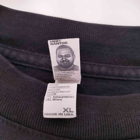 ロサンゼルスアパレル Los Angeles Apparel 6.5OZ L/S Tシャツ メンズ import:XL