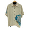 WASHERS シルク100 アロハシャツ メンズ import:L