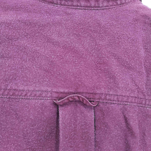 エディーバウアー Eddie Bauer 黒タグ コスタリカ製 シャモアクロス ワークシャツ メンズ XL-TALL