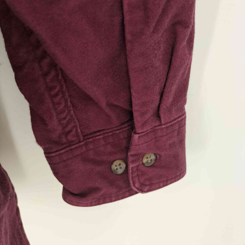 エディーバウアー Eddie Bauer 黒タグ コスタリカ製 シャモアクロス ワークシャツ メンズ XL-TALL