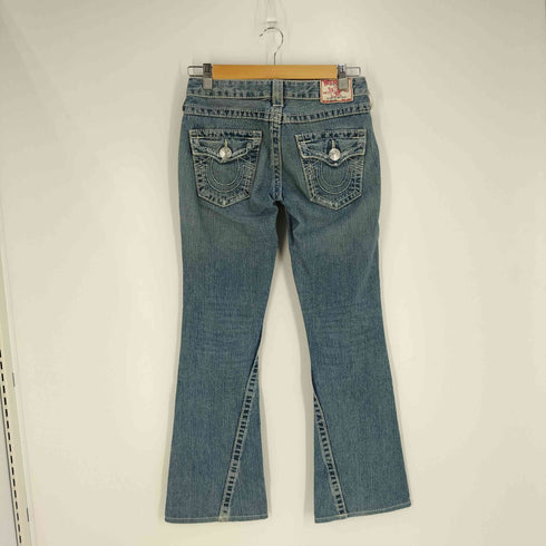トゥルーレリジョン TRUE RELIGION USA製 ブーツカット フレアデニムパンツ レディース US:25