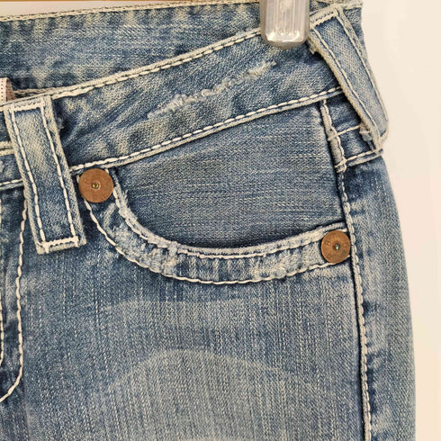 トゥルーレリジョン TRUE RELIGION USA製 ブーツカット フレアデニムパンツ レディース US:25