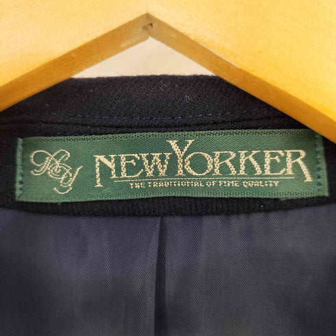 ニューヨーカー NEWYORKER OLD 金ボタン 紺ブレ ダブルボタンウールテーラードジャケット レディース 13AR