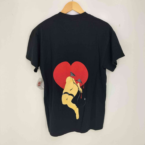 LEWD COMPLEX 両面プリント キャラクター クルーネックTシャツ メンズ JPN:M