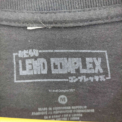 LEWD COMPLEX 両面プリント キャラクター クルーネックTシャツ メンズ JPN:M