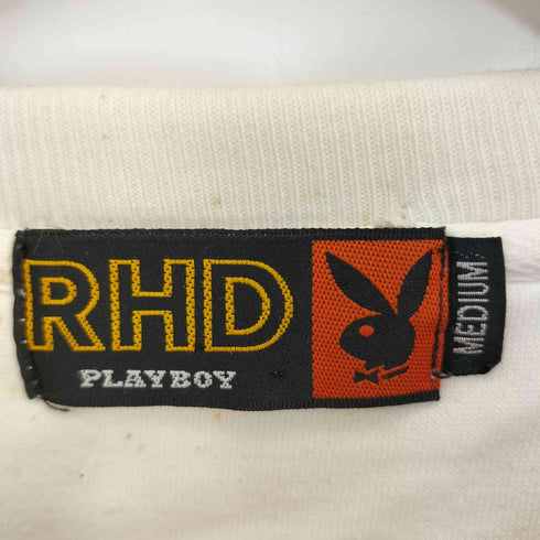 プレイボーイ PLAYBOY 90S RHD タグ ロゴ プリント スウェット メンズ JPN:M
