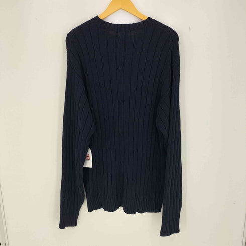 ジェイクルー J.CREW 巨人タグ コットン ケーブルニット メンズ import:L