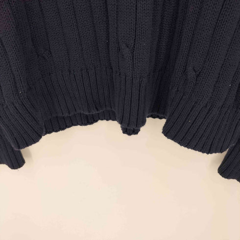 ジェイクルー J.CREW 巨人タグ コットン ケーブルニット メンズ import:L