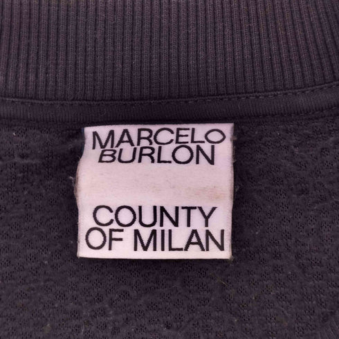 マルセロバーロン MARCELO BURLON COUNTY OF MILAN ロゴ刺繍ボアプルオーバー メンズ JPN:S