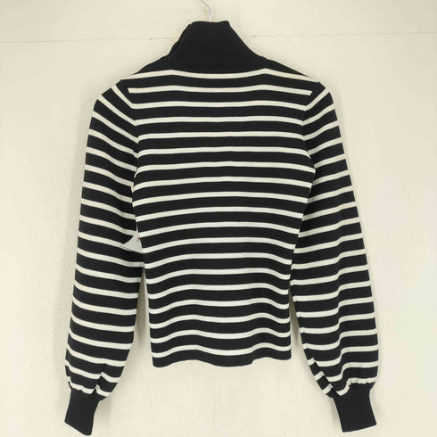 レッドヴァレンティノ RED VALENTINO チェリーロゴ刺繍ハイネックボーダーニット レディース JPN:S