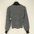レッドヴァレンティノ RED VALENTINO チェリーロゴ刺繍ハイネックボーダーニット レディース JPN:S