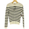 レッドヴァレンティノ RED VALENTINO ベロアリボンデザインボーダーニット レディース JPN:M
