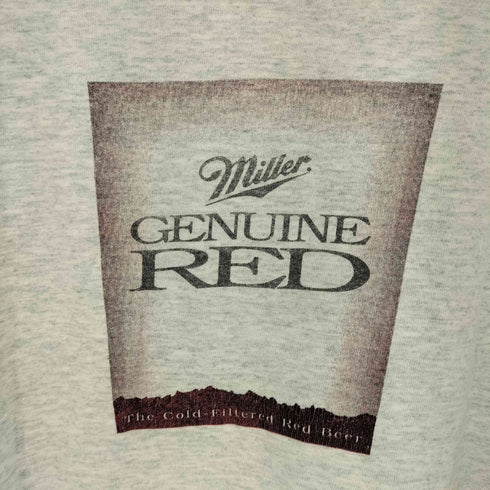 フルーツオブザルーム FRUIT OF THE LOOM USA製 GENUIE RED 企業ロゴ メッセージ Tシャツ メンズ import:XL