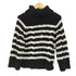 レッドヴァレンティノ RED VALENTINO バック刺繍デザインハイネックボーダーニット レディース JPN:XS