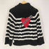 レッドヴァレンティノ RED VALENTINO バック刺繍デザインハイネックボーダーニット レディース JPN:XS