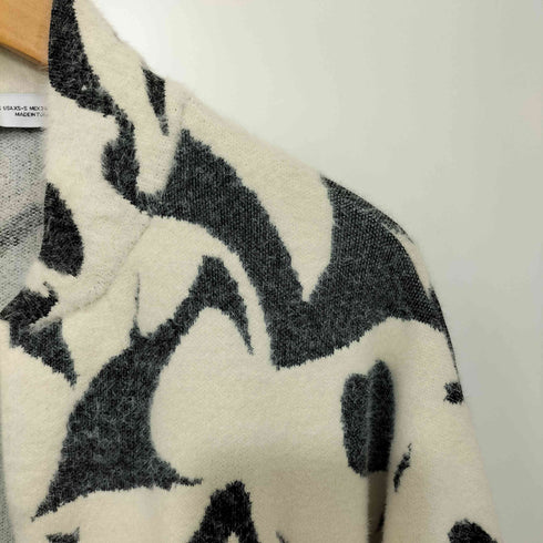 ザラ ZARA 総柄ガウンコート レディース XS-S