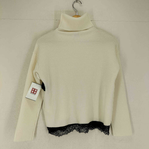 レッドヴァレンティノ RED VALENTINO レースデザインウールハイネックニット レディース JPN:S