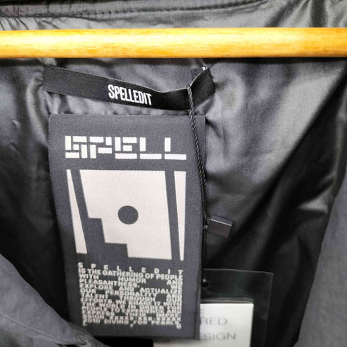 SPELLEDIT オーバーサイズスナップダウンジャケット レディース