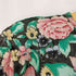 indio インド綿100 花柄 クロップド ノーカラー ジャケット レディース import:M