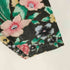 indio インド綿100 花柄 クロップド ノーカラー ジャケット レディース import:M