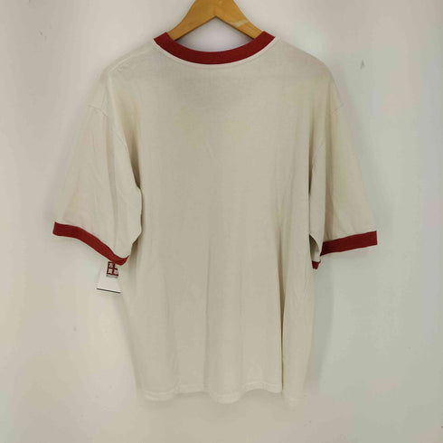American Red Cross リンガーTシャツ 裾シングル メンズ