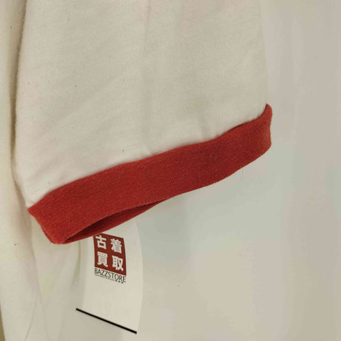 American Red Cross リンガーTシャツ 裾シングル メンズ