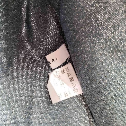 アメリ AMERI S/S バックジップ ラメトップス レディース