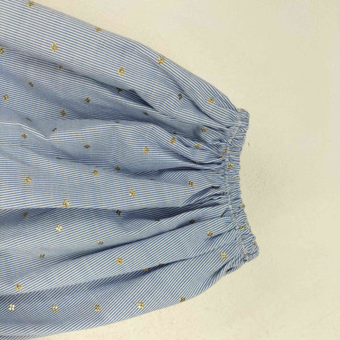 レッドヴァレンティノ RED VALENTINO ストライプドットデザイン ブラウス レディース EUR:42
