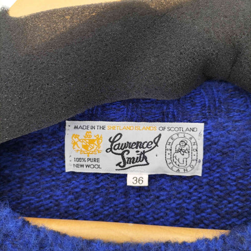 ローレンスジェイスミス Laurence J Smith クルーネック ウールニット メンズ 36