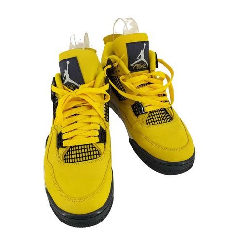 ジョーダンブランド JORDAN BRAND AIR JORDAN 4 RETRO - TOUR YELLOW/DARK BLUE GREY メンズ JPN:27.5