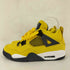 ジョーダンブランド JORDAN BRAND AIR JORDAN 4 RETRO - TOUR YELLOW/DARK BLUE GREY メンズ JPN:27.5