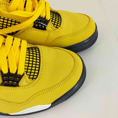 ジョーダンブランド JORDAN BRAND AIR JORDAN 4 RETRO - TOUR YELLOW/DARK BLUE GREY メンズ JPN:27.5