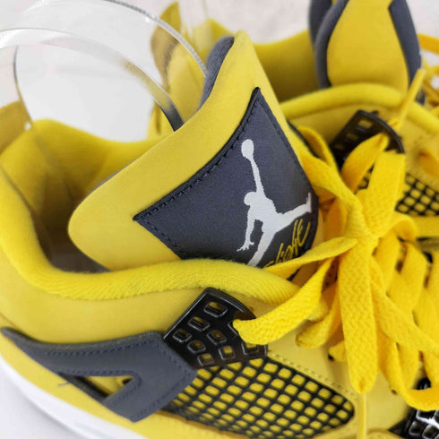 ジョーダンブランド JORDAN BRAND AIR JORDAN 4 RETRO - TOUR YELLOW/DARK BLUE GREY メンズ JPN:27.5