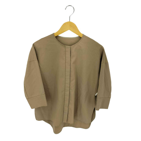 デミルクスビームス Demi-Luxe BEAMS ノーカラー オーバーシャツ レディース 36