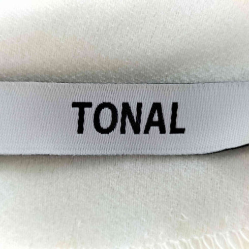 トナル TONAL Vネック フリルスリーブ ブラウス レディース 38
