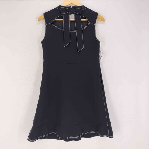 レッドヴァレンティノ RED VALENTINO ステッチディテール ダブルクレープドレス レディース EUR:40