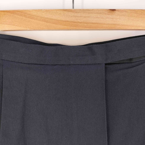 ジルサンダーネイビー JIL SANDER NAVY イタリア製 コットン ラップフレアスカート レディース 36