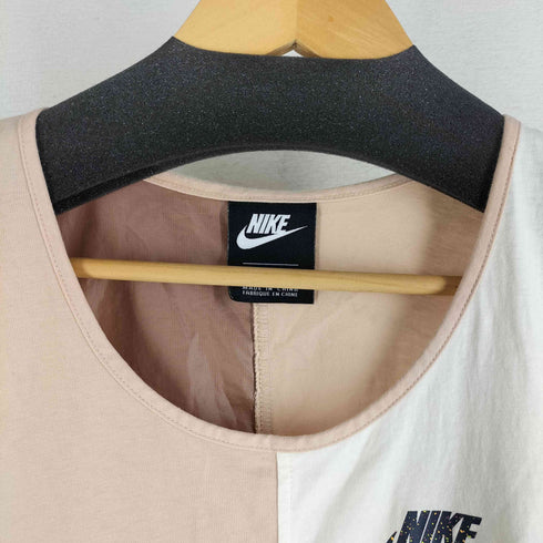 ナイキ NIKE アイコン クラッシュ タンクトップ 異素材切替 裾ドローコード レディース L