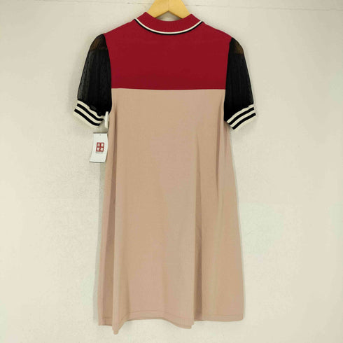 レッドヴァレンティノ RED VALENTINO 袖レースハーフジップワンピース レディース JPN:S