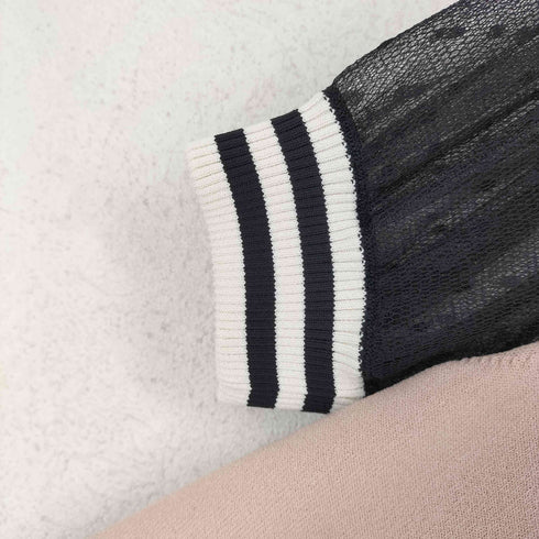 レッドヴァレンティノ RED VALENTINO 袖レースハーフジップワンピース レディース JPN:S