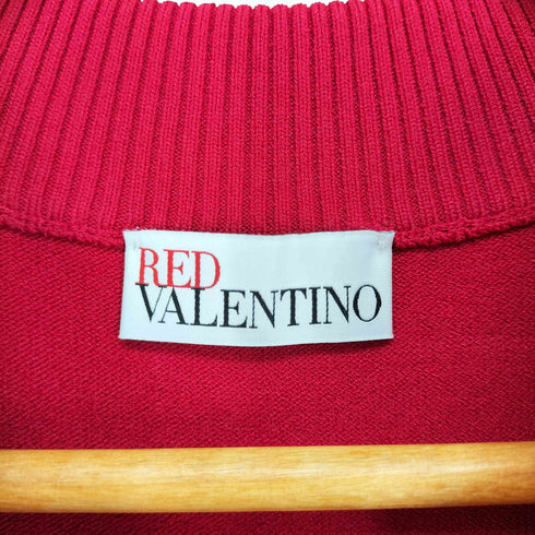 レッドヴァレンティノ RED VALENTINO 袖レースハーフジップワンピース レディース JPN:S