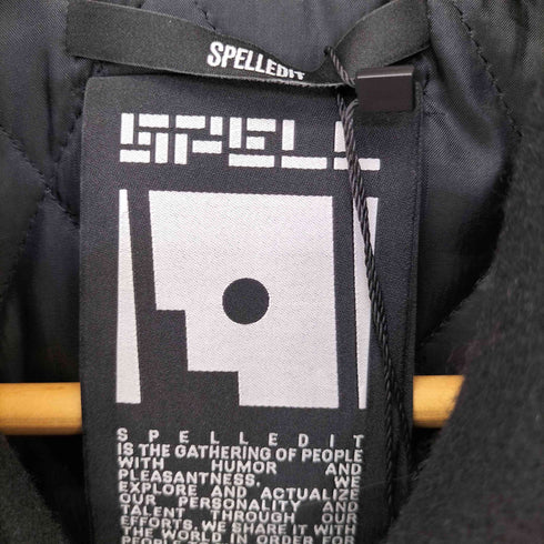 SPELLEDIT デザイン ウールスタジャン スポーツジャケット レディース FREE